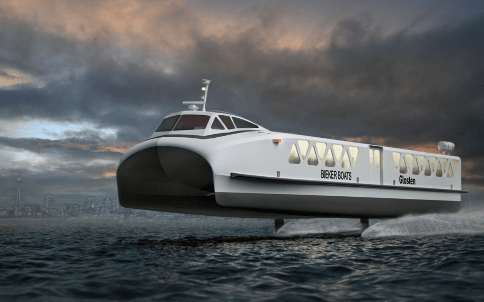 Hydrofoil ferry prototype gets funding, contingent on the election